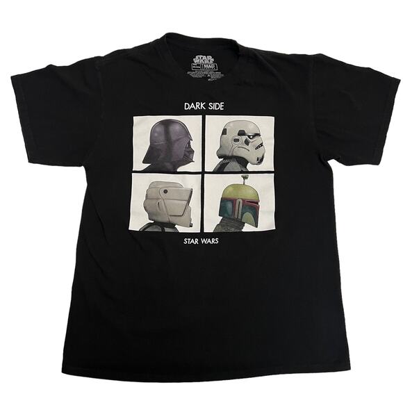 Star Wars Gorillaz Style Vader Boba Darkside T-Shirt - Picture 1 of 9